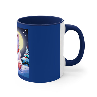 Snow Day Accent Coffee Mug, 11oz