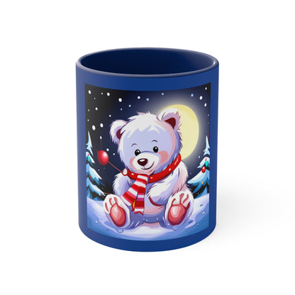 Snow Day Accent Coffee Mug, 11oz