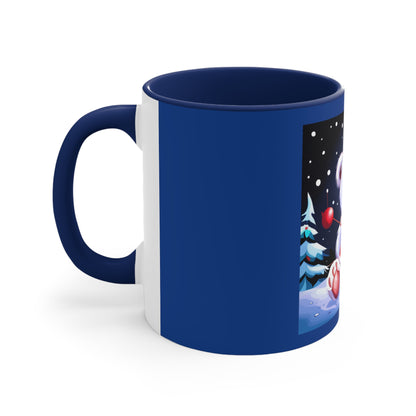 Snow Day Accent Coffee Mug, 11oz
